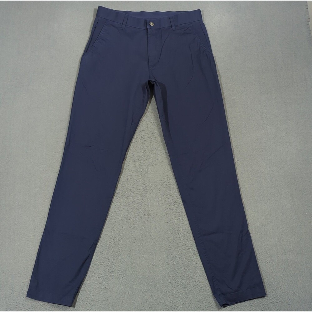 Fabletics Pants Men's 30x34 Fits 30x31 Blue The High Side Chino Slim